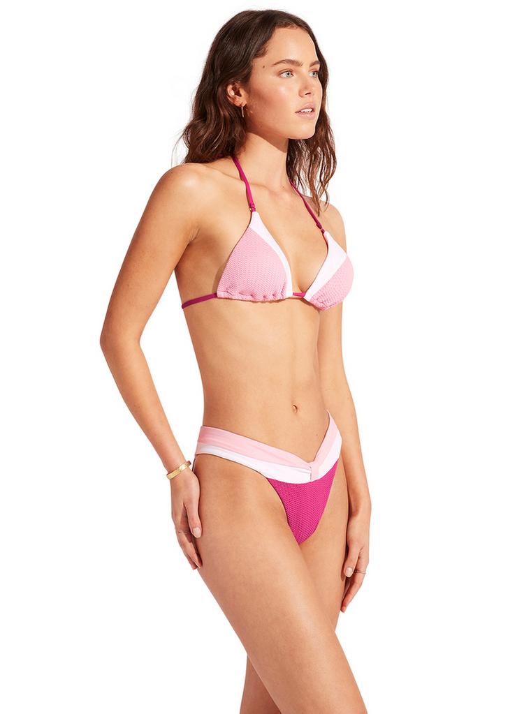 Seafolly Seafolly Slice Of Splice Bikini Hose Damen - parfait pink - 2 | SportScheck