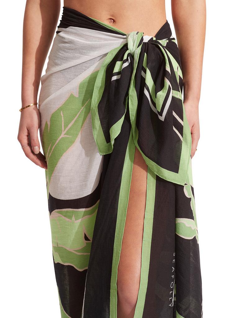 Seafolly Seafolly Palm Paradise Tuch Damen - black - 2 | SportScheck