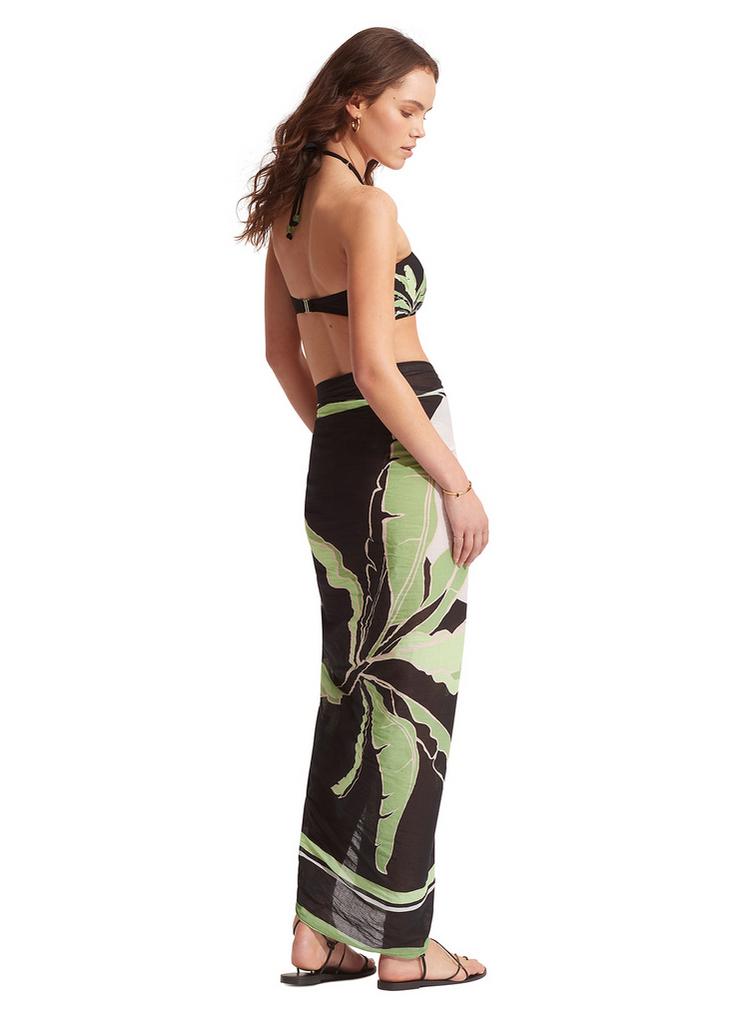 Seafolly Seafolly Palm Paradise Tuch Damen - black - 3 | SportScheck