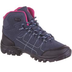 Rückansicht von Brütting Mount Shasta High Wanderschuhe Kinder marine-pink-türkis