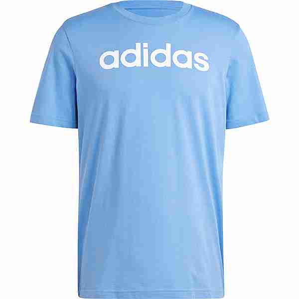 adidas LIN T-Shirt Herren blue fusion
