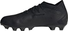 Rückansicht von adidas PREDATOR ACCURACY.3 MG Fußballschuhe core black-core black-ftwr white