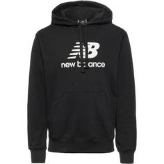 NEW BALANCE Essentials Stacked Hoodie Herren black