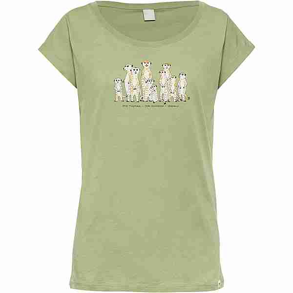 iriedaily Meerkatz T-Shirt Damen light olive