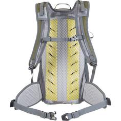 Rückansicht von Jack Wolfskin ATHMOS SHAPE 24 Wanderrucksack silver all over