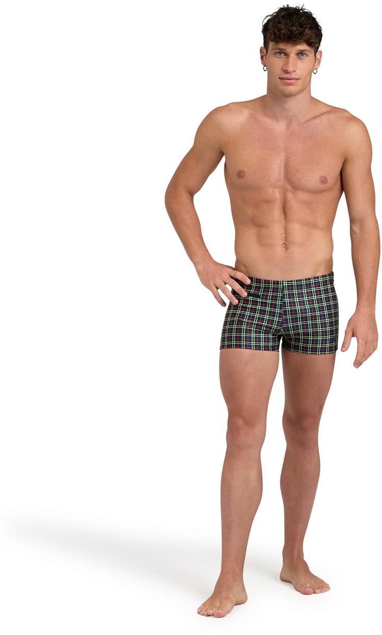 Arena Arena Checks Zip Badehose Herren - navy checks - 2 | SportScheck