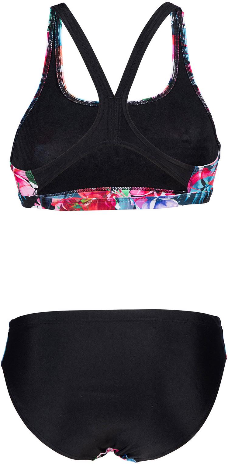 Arena Arena Flower Bikini Set Damen - black-black multi - 1 | SportScheck