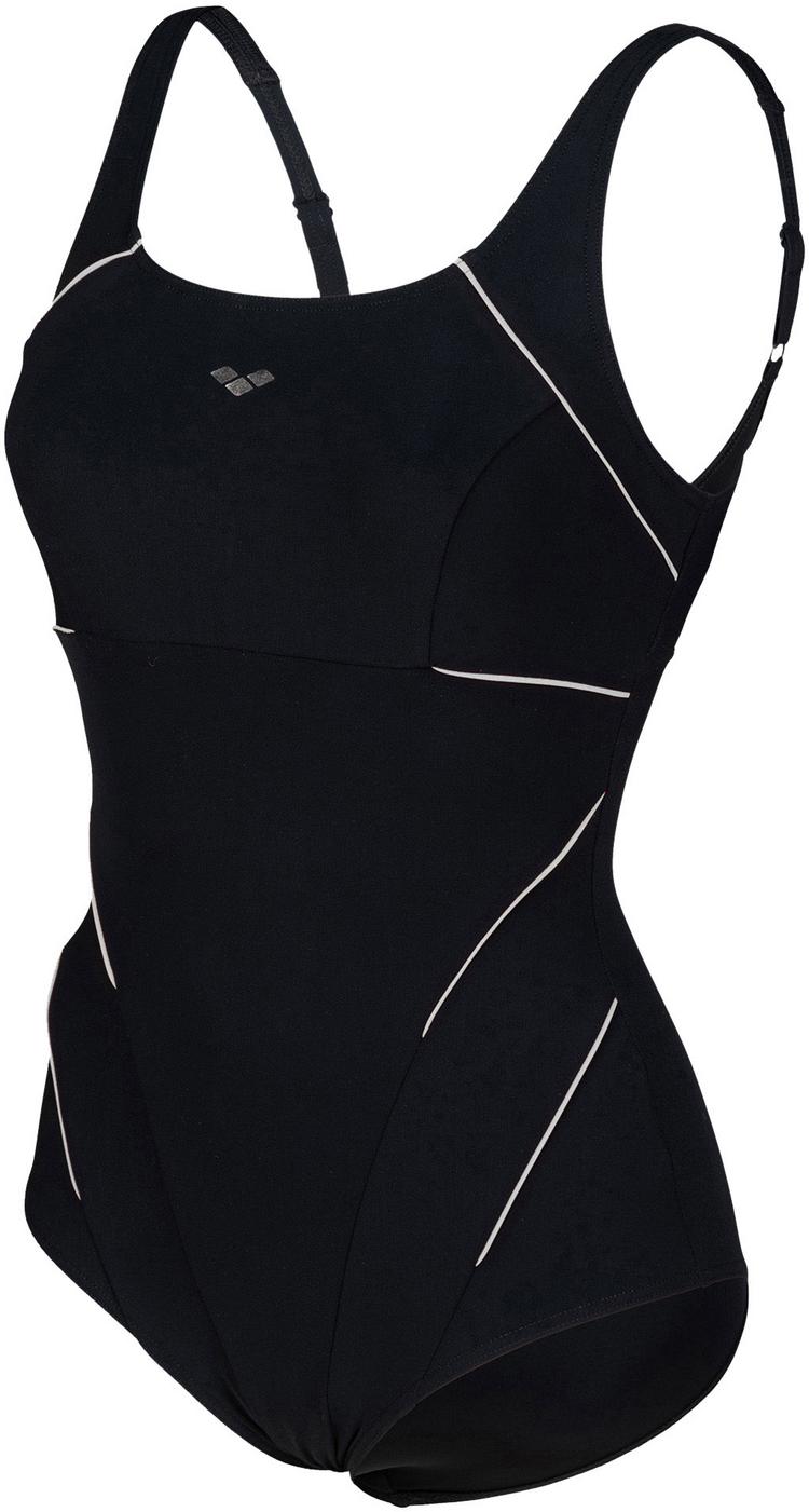 Arena Arena Jewel Badeanzug Damen - black-white - 0 | SportScheck