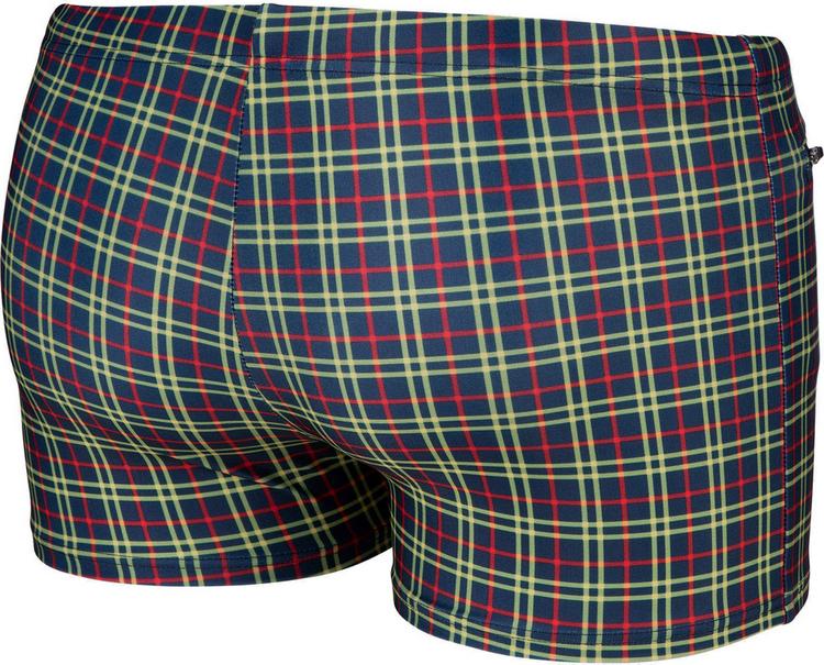 Arena Arena Checks Zip Badehose Herren - navy checks - 0 | SportScheck