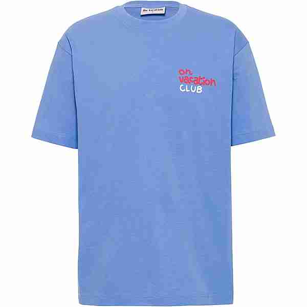 ON VACATION as slow as possible T-Shirt light blue