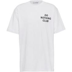 ON VACATION do nothing Club T-Shirt white