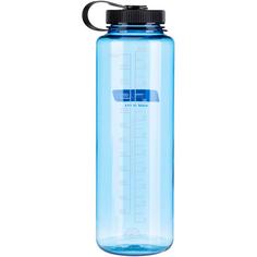 Rückansicht von Nalgene WH SILO SUSTAIN 1,5 L Trinkflasche blau