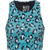 unifit Croptop Damen - aqua