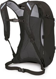 Rückansicht von Osprey Hikelite 26 Wanderrucksack black