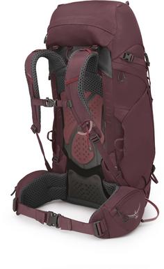 Rückansicht von Osprey Kyte 48 Trekkingrucksack Damen elderberry purple