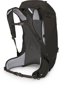 Rückansicht von Osprey Hikelite 32 Wanderrucksack black