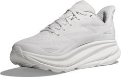 Rückansicht von HOKA Clifton 9 Laufschuhe Damen white-white