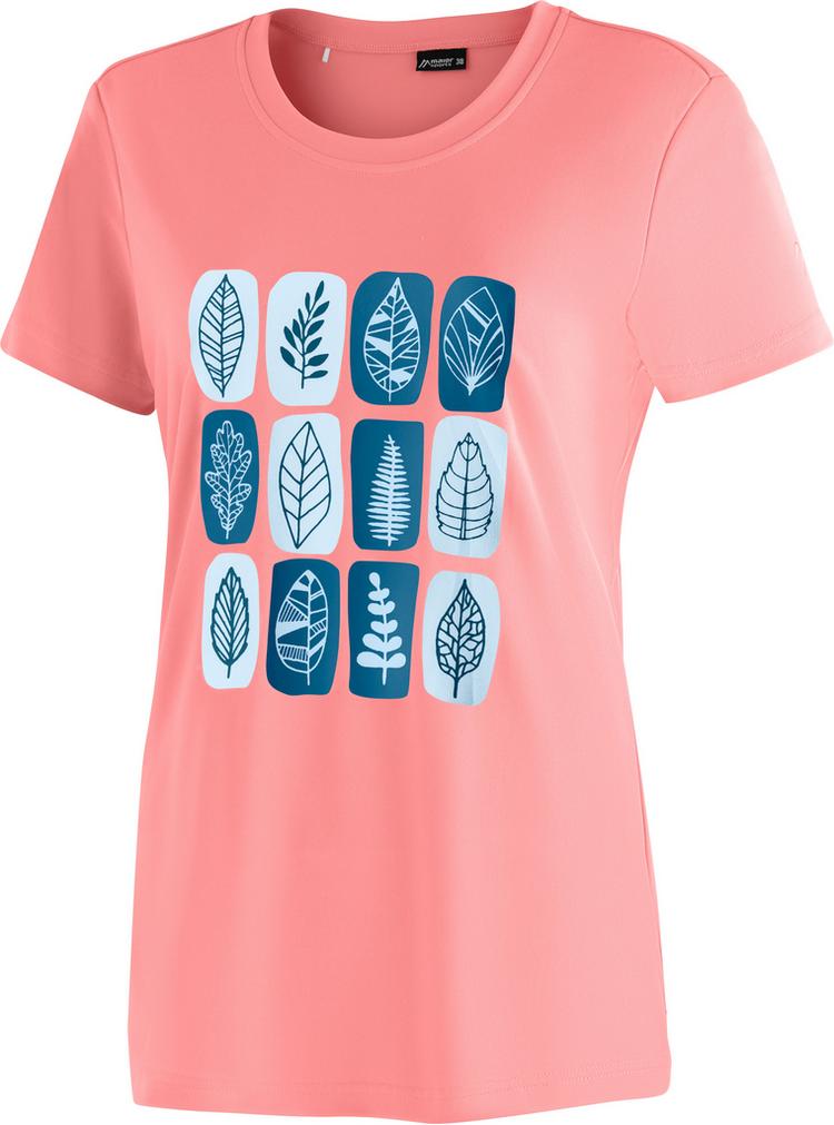 Maier Sports Maier Sports Waltraut Print Funktionsshirt Damen - tulip blush-print leaves - 0 | SportScheck
