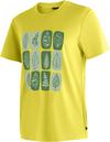 Maier Sports Walter Print Funktionsshirt Herren - corn husk-print leaves
