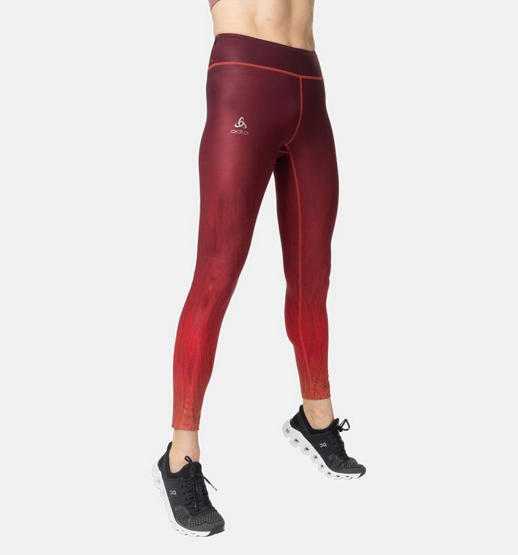 Odlo Odlo Zeroweight Lauftights Damen - american beauty - 0 | SportScheck