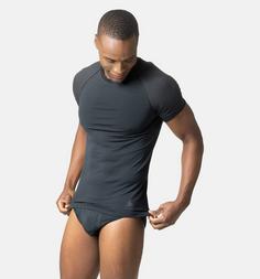 Rückansicht von Odlo PERFORMANCE LIGHT ECO Funktionsshirt Herren black