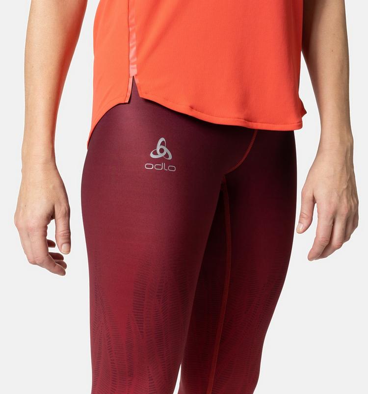 Odlo Odlo Zeroweight Lauftights Damen - american beauty - 3 | SportScheck