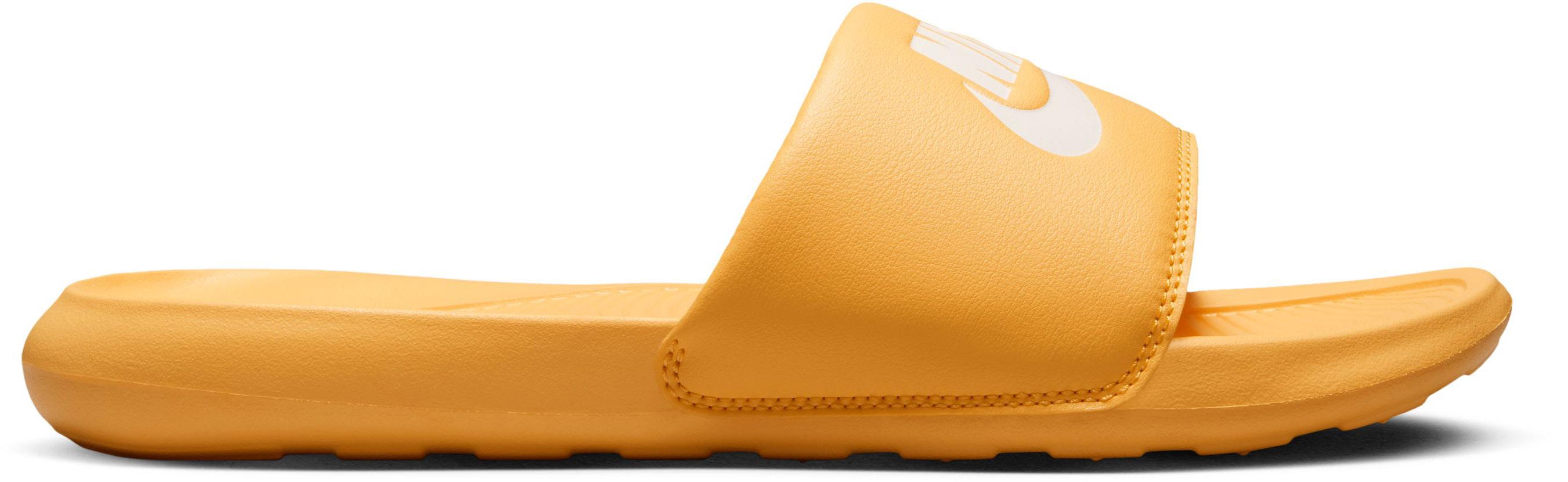 MoonWorks Badeschlappen 'Spritz-Letten' - Lustige Aperol-Spritz Badelatschen Für Damen (Orange, PVC)