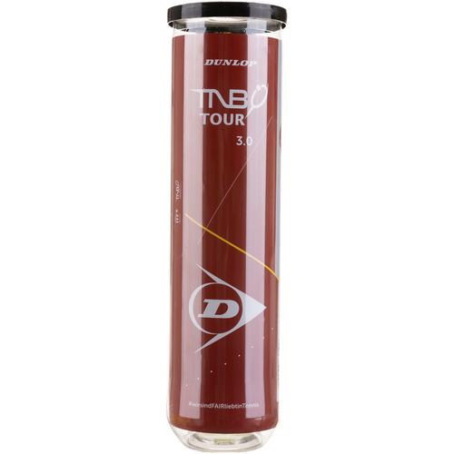 Rückansicht von Dunlop TNB TOUR 3.0 4 TIN Tennisball gelb