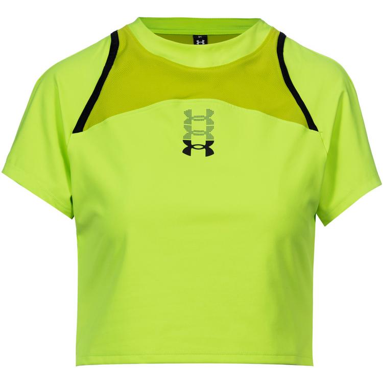 Under Armour Under Armour Run Anywhere Funktionsshirt Damen - limesurge-black-black - 0 | SportScheck