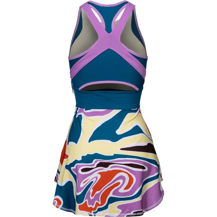 Nike Nike Slam Tenniskleid Damen - lemon chiffon-green abyss-white - 0 | SportScheck