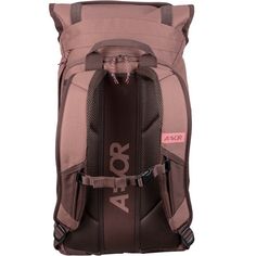 Rückansicht von AEVOR Rucksack Trippack Daypack raw ruby