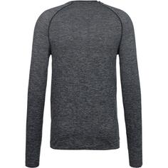 Rückansicht von Odlo Essential Seamless Funktionsshirt Herren grey mealnge