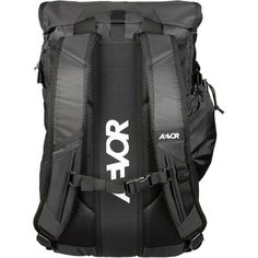 Rückansicht von AEVOR Rucksack Rollpack Proof Daypack proof black