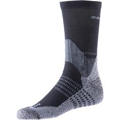 Rückansicht von Salomon X Ultra Access Crew Wandersocken antracite-black