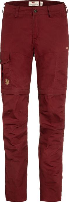 FJÄLLRÄVEN Karla Pro Zip-Off Zipphose Damen bordeaux red