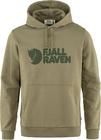 FJ&Auml;LLR&Auml;VEN Logo Hoodie Herren - light olive