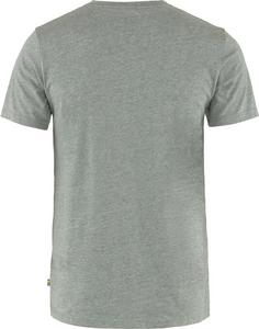 Rückansicht von FJÄLLRÄVEN Logo T-Shirt Herren grey melange