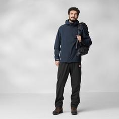 Rückansicht von FJÄLLRÄVEN High Coast Hydratic Trail Hardshelljacke Herren dark navy