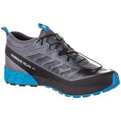 Rückansicht von Scarpa GTX Ribelle Run Trailrunning Schuhe Herren anthracite -lakeblue