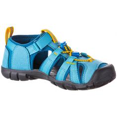 Rückansicht von Keen Seacamp II CNX Outdoorsandalen Kinder ipanema-fjord blue