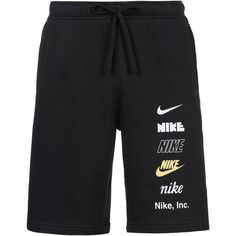 Nike NSW Club Sweatshorts Herren black
