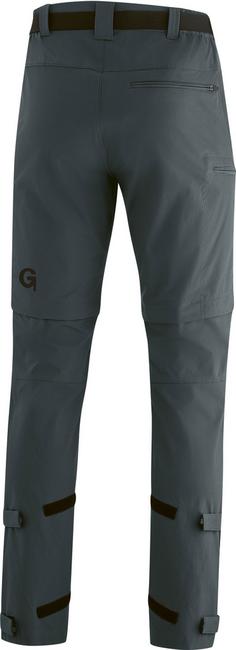 Rückansicht von Gonso Portland Fahrradhose Herren graphite