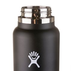 Rückansicht von Hydro Flask 40 OZ WIDE FLEX CAP Isolierflasche black