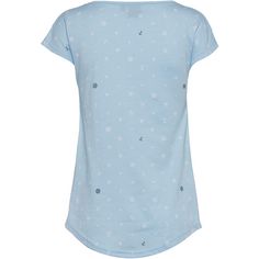 Rückansicht von WLD Follow Rivers T-Shirt Damen blue melange