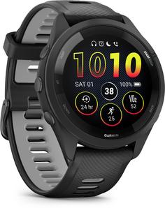 Rückansicht von Garmin Forerunner 265 Music Sportuhr black