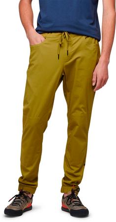 Rückansicht von Black Diamond NOTION Kletterhose Herren camp green