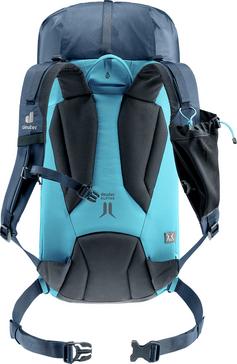 Rückansicht von Deuter Guide 22 SL Kletterrucksack Damen lagoon-ink