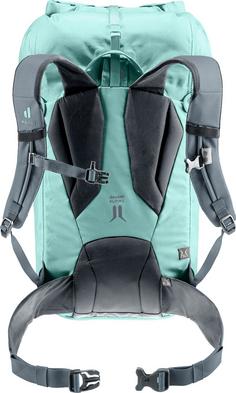 Rückansicht von Deuter Durascent 28 SL Alpinrucksack Damen glacier-graphite