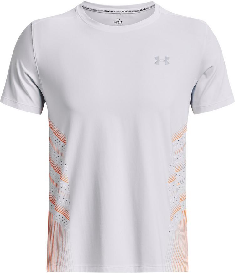 Under Armour Under Armour ISO-CHILL LASER Funktionsshirt Herren - white-orangeblast-reflective - 0 | SportScheck