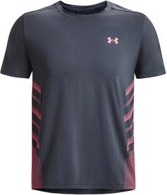 Under Armour ISO-CHILL LASER Funktionsshirt Herren downpourgray-pinkshock-reflective